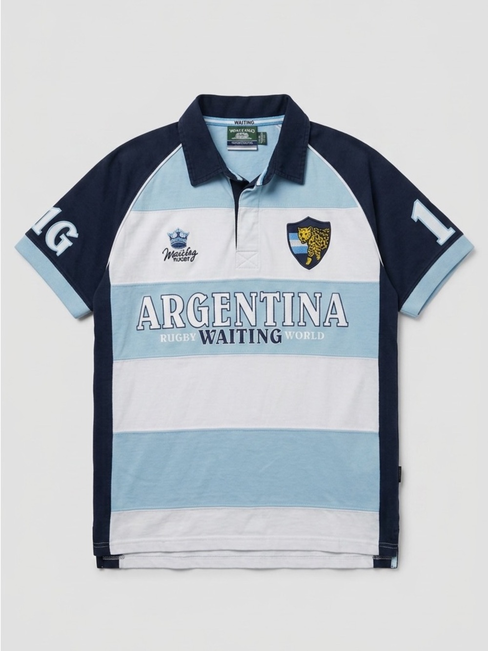 🇦🇷 Vintage Waiting Rugby Jersey ~ Argentina